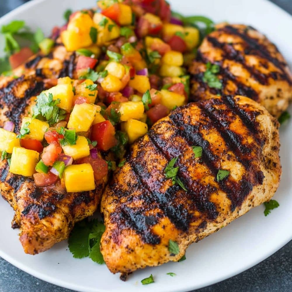 Quick Grilled Chicken with Mango Salsa 1 BBQ Grilled Chicken Drumsticks 2