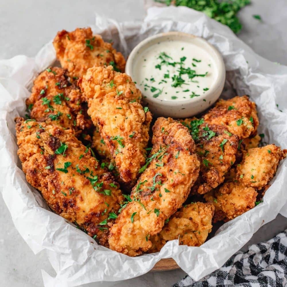 Buttermilk Fried Chicken Tenders 1 Buttermilk Fried Chicken Tenders