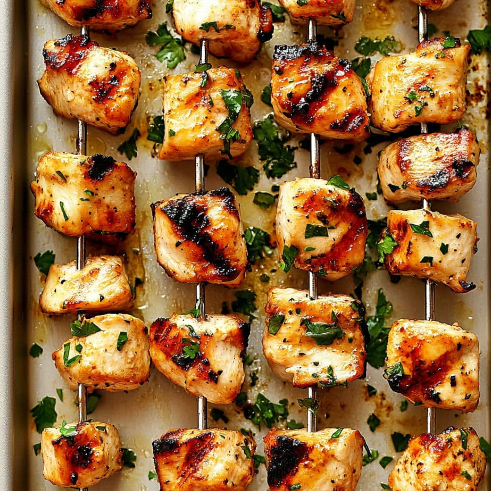 Best Grilled Chicken Kabobs Recipe - Easy Summer BBQ 1 Grilled Chicken Kabobs