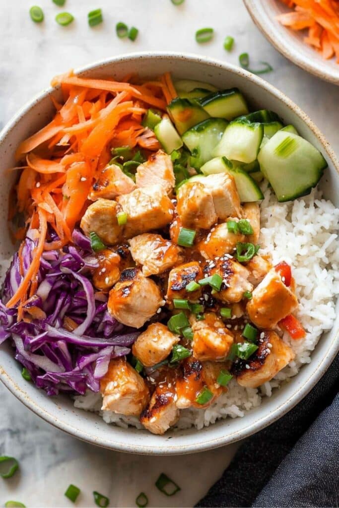 Best Bang Bang Chicken Bowl Recipe - Easy & Delicious 2 bang bang chicken bowl 1