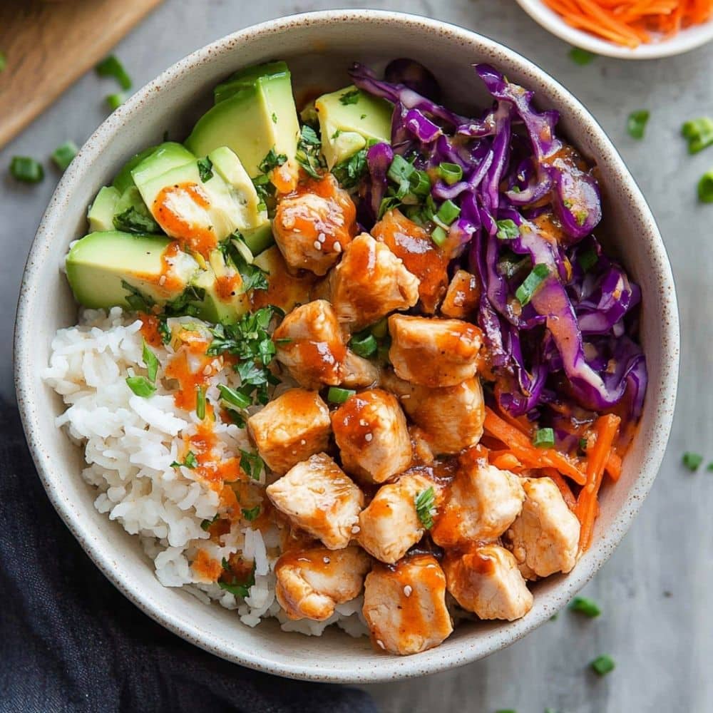 Best Bang Bang Chicken Bowl Recipe - Easy & Delicious 1 bang bang chicken bowl