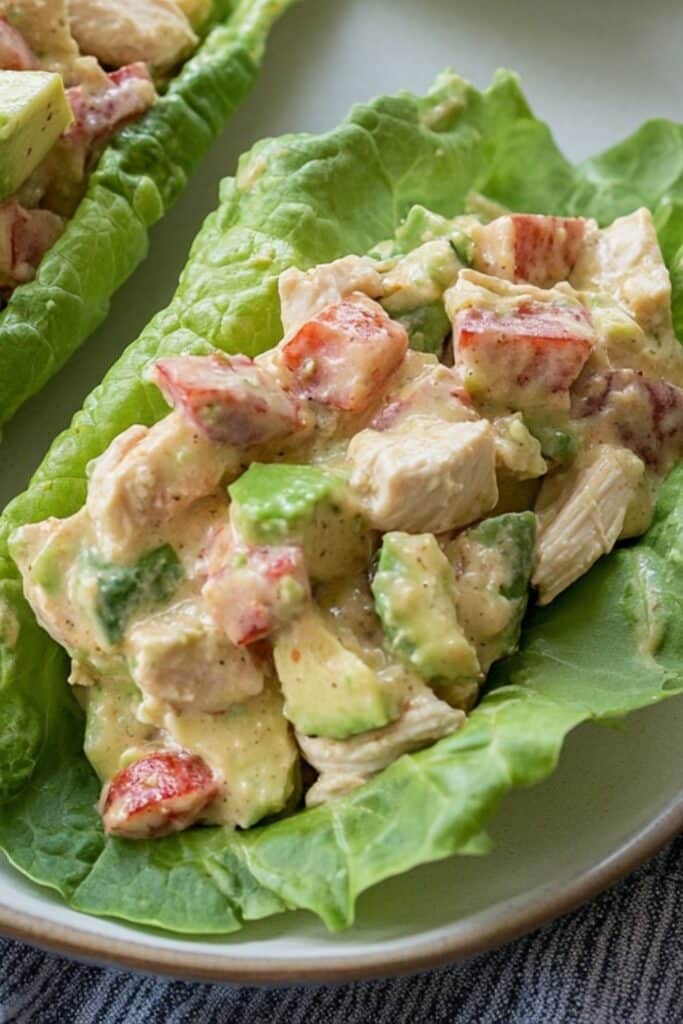 Best Avocado Chicken Salad Lettuce Wraps Recipe 1 best Avocado Chicken Salad Lettuce Wraps