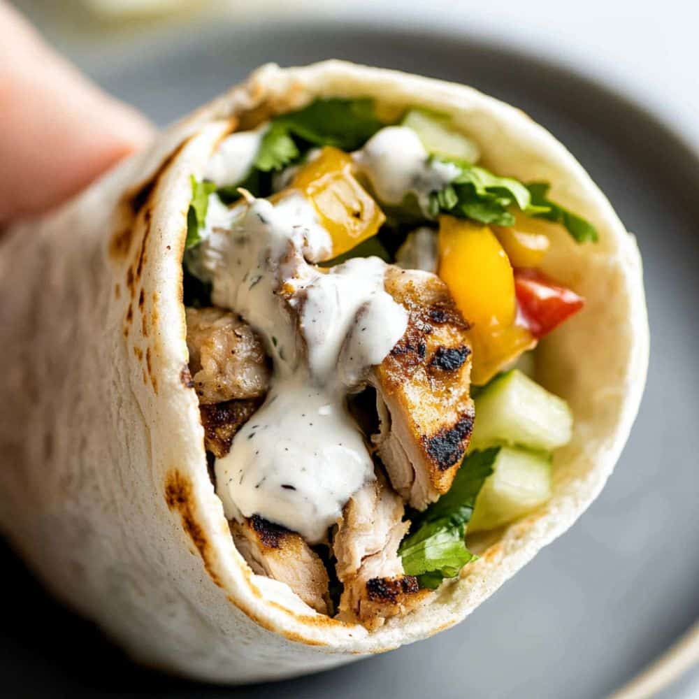 Best Chicken Shawarma Wrap Recipe - Easy & Authentic 1 chicken shawarma wrap