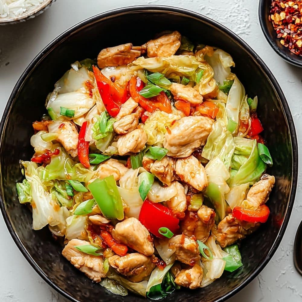 Easy Chinese Chicken Cabbage Stir Fry 1 chinese chicken cabbage stir fry
