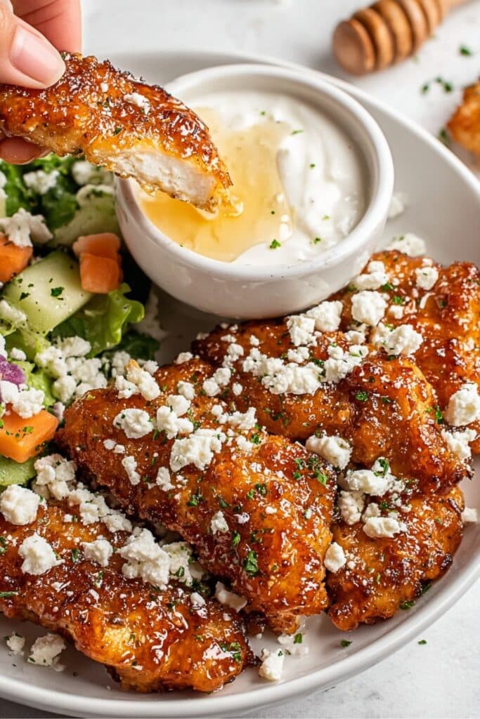 Best Hot Honey Feta Chicken Recipe 2 easy hot honey feta chicken