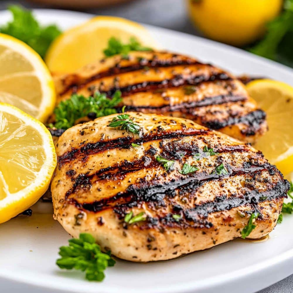 Best Ever Grilled Lemon Herb Chicken Breasts Recipe 1 grilled lemon herb chicken breasts