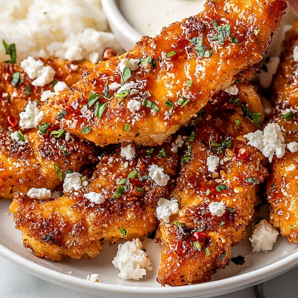 Best Hot Honey Feta Chicken Recipe 1 hot honey feta chicken
