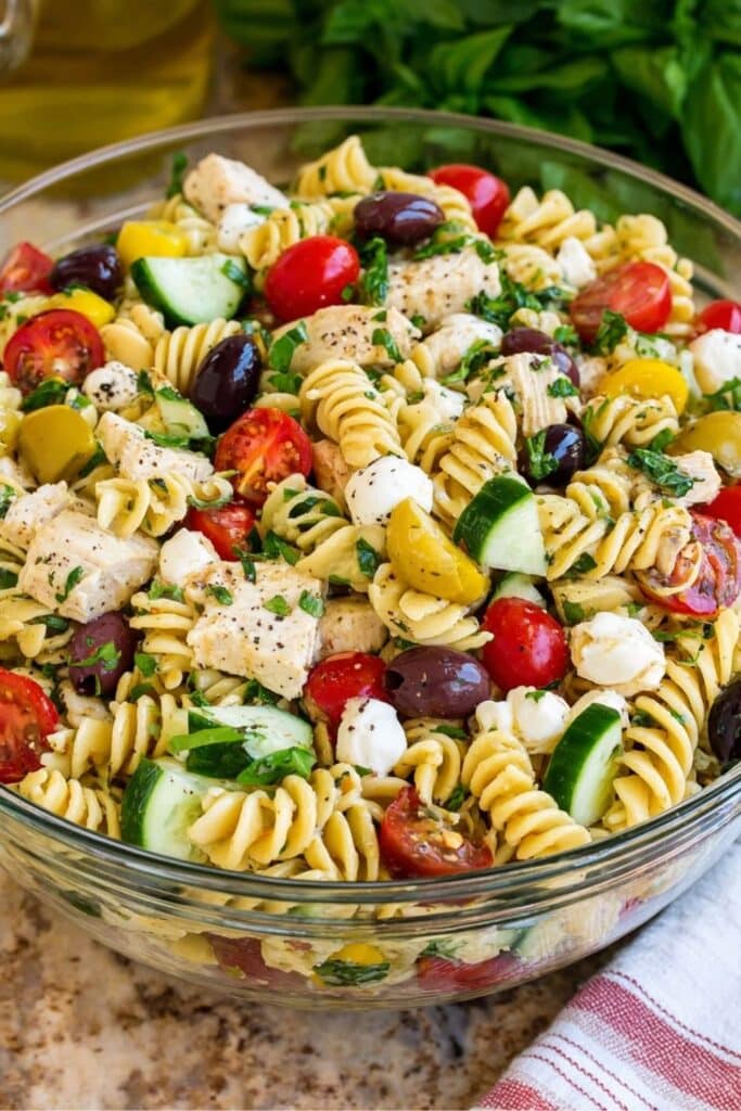 Italian Chicken Pasta Salad Recipe 2 italian chicken pasta salad recipe