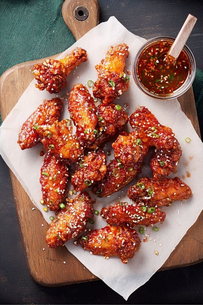Crispy Korean Fried Chicken Wings 2 korean fried chicken wings
