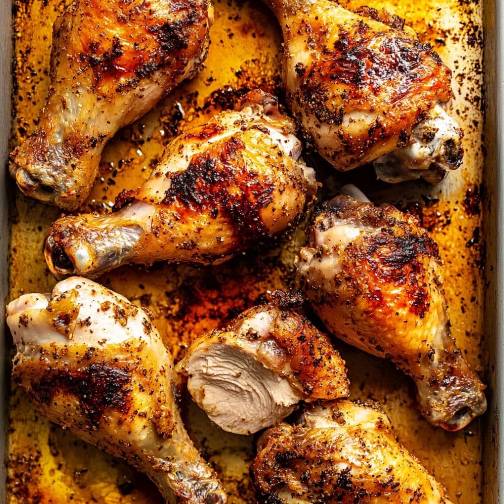 Easy Crispy Roasted Chicken Drumsticks Recipe 1 roasted chicken drumsticks