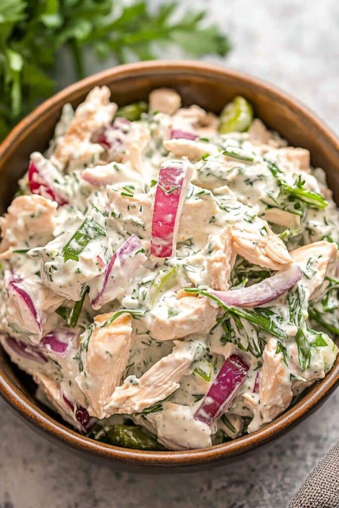 Fresh & Easy Tzatziki Chicken Salad Recipe 2 tzatziki chicken salad 1