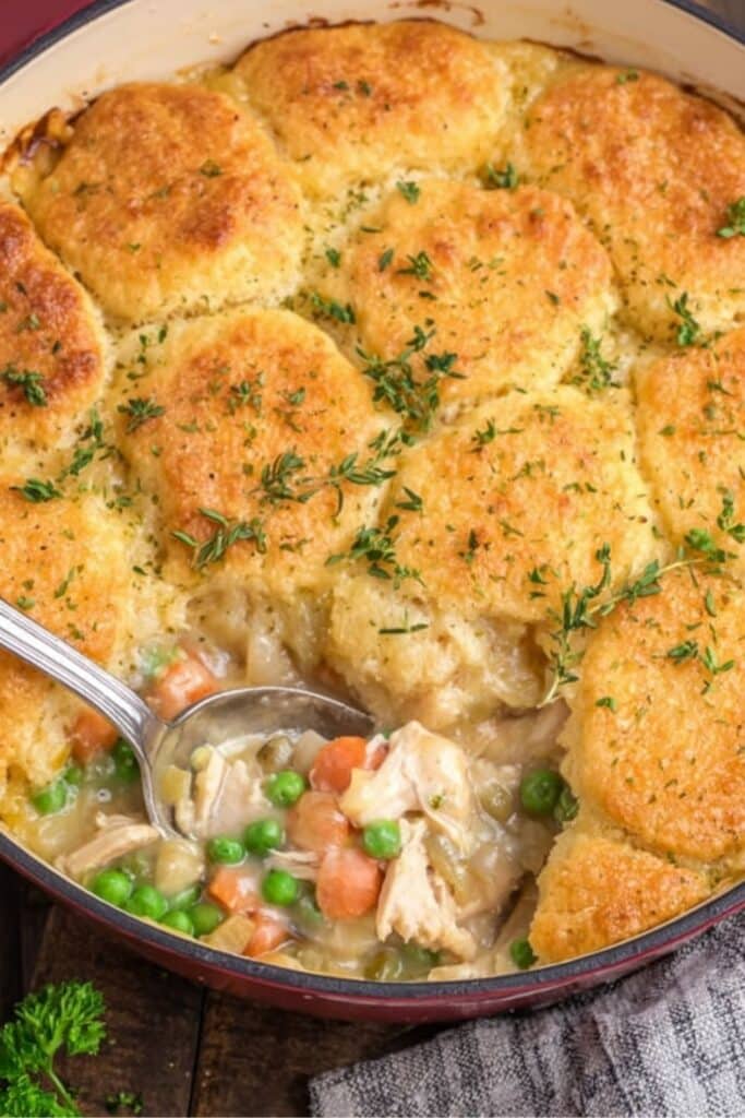 Best Chicken Cobbler Casserole Recipe - Easy & Delicious 2 Chicken Cobbler Casserole recipe