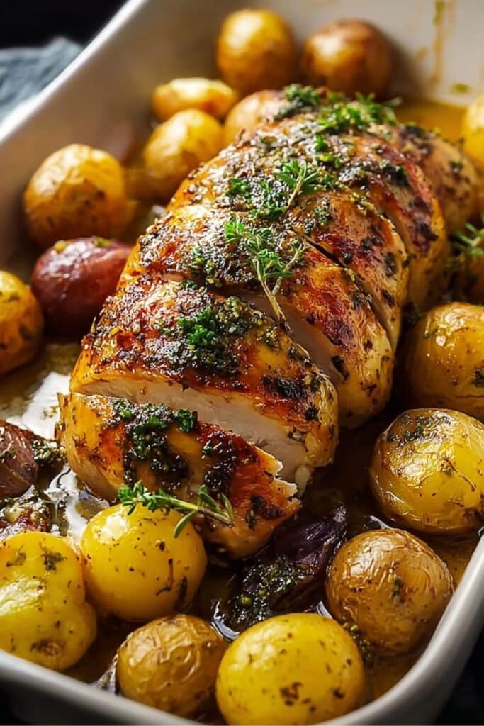 Best Garlic Herb Roasted Chicken Recipe - Easy & Crispy 2 Garlic Herb Roasted Chicken recipe