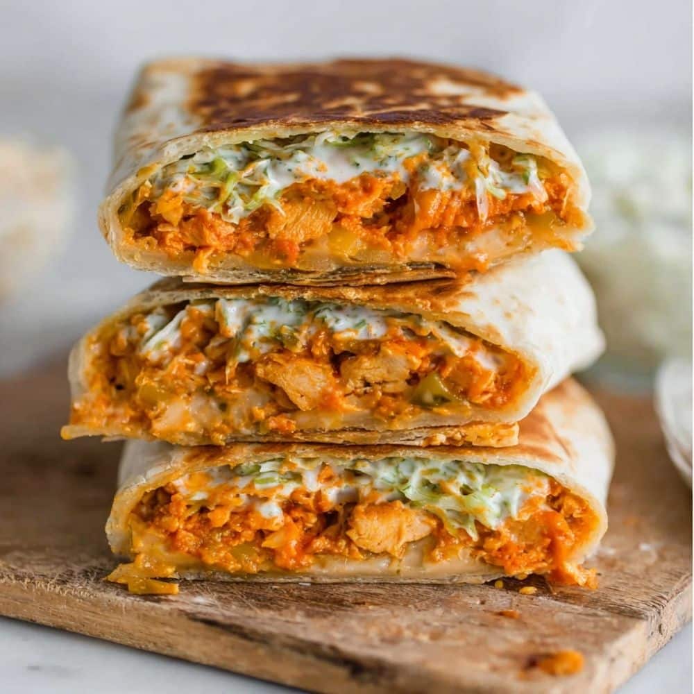 Chicken Crunch Wrap Supreme - Easy & Crispy 1 chicken crunch wrap supreme