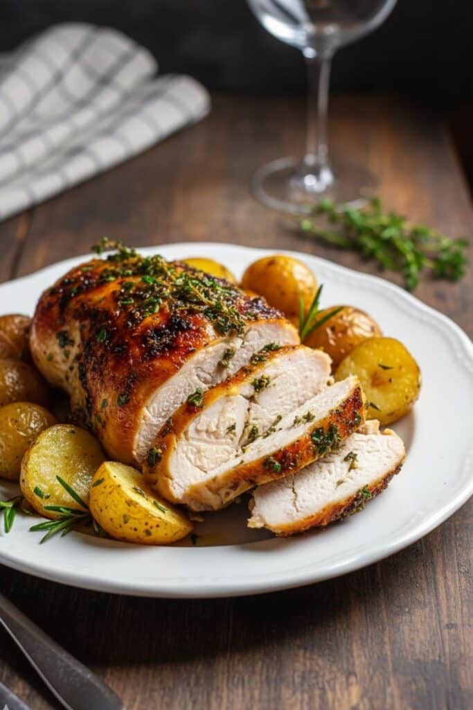 Best Garlic Herb Roasted Chicken Recipe - Easy & Crispy 1 delicious Garlic Herb Roasted Chicken