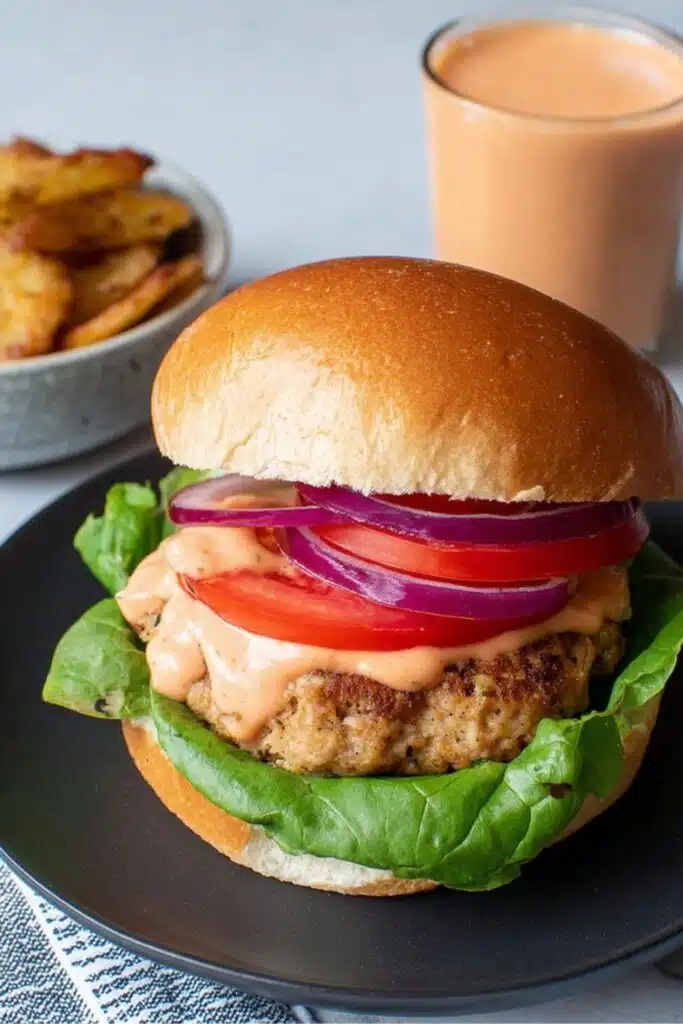 easy chicken burger sauce