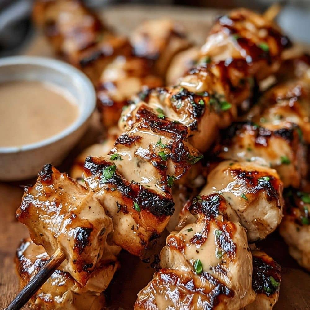 Best Grilled Chicken Skewers Tailgating Food Recipe