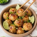 Thai Sweet Chili Chicken Meatballs