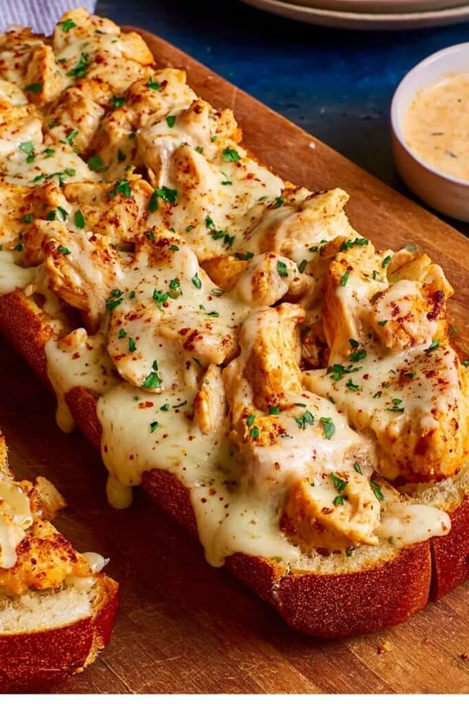 chicken alfredo stuffed breadsticks recipe