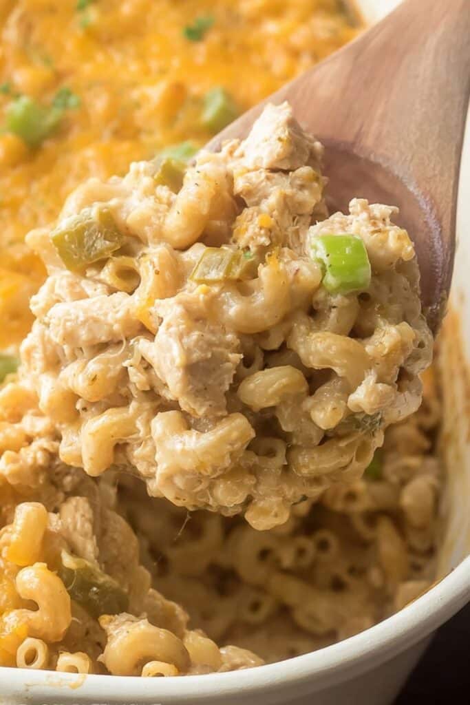 easy chicken macaroni casserole recipe