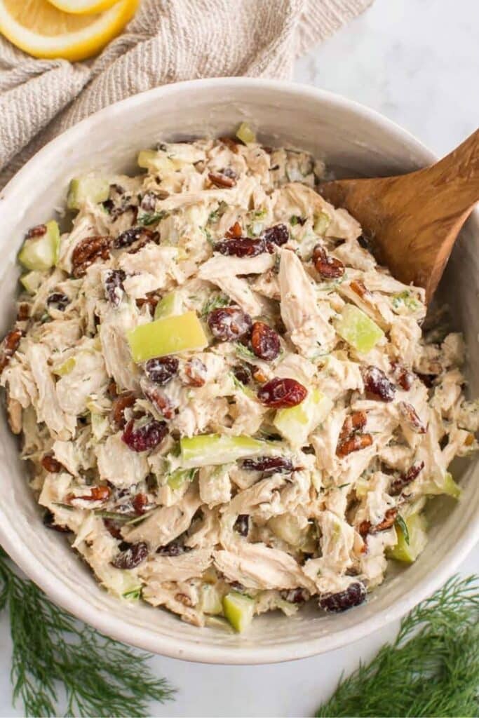 Apple Pecan Chicken Salad - Easy Fall Favorite 1 apple pecan chicken salad recipe