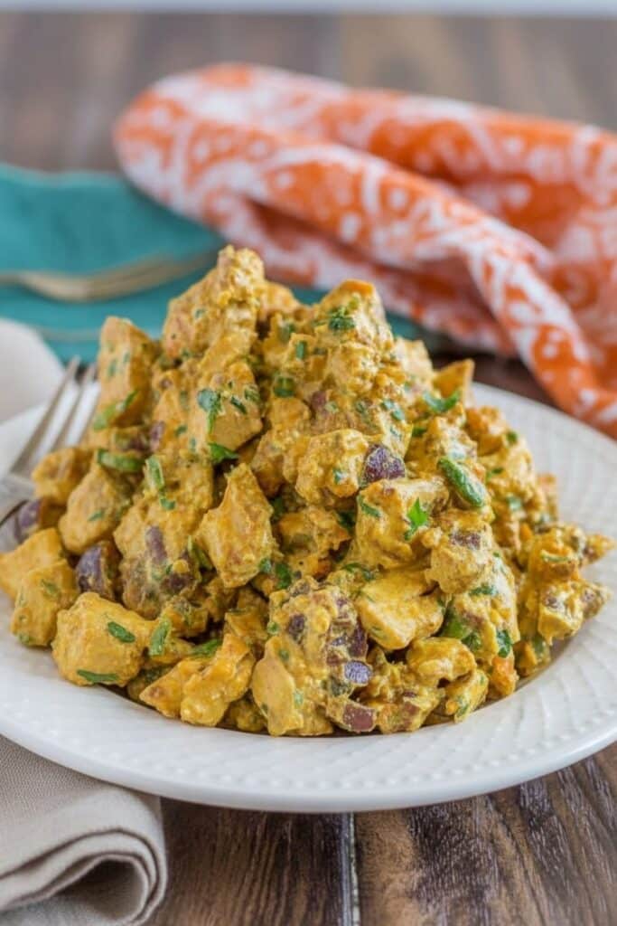 Curry Chicken Salad Recipe - Savory & Delicious 1 Curry Chicken Salad, beautifully