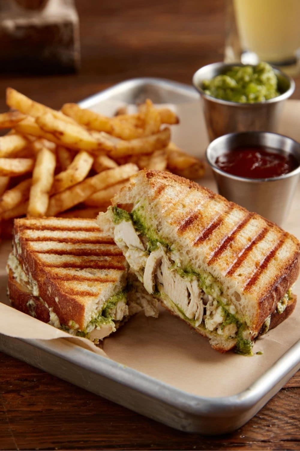 Chicken pesto panini that will elevate your lunch game!