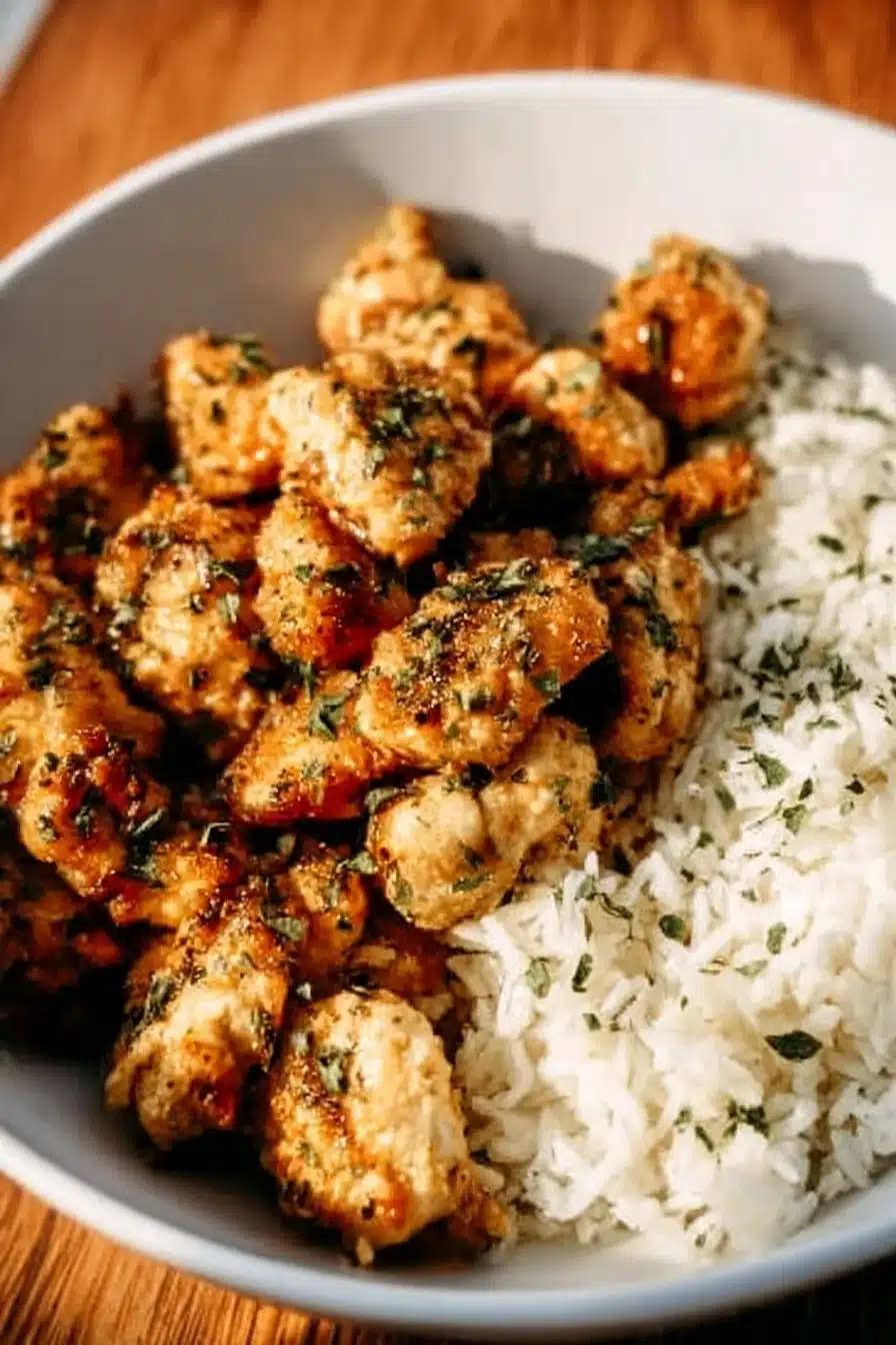 15-Minute Garlic Butter Chicken Bites
