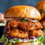 Crispy Chicken Burger Recipe 150x150 1