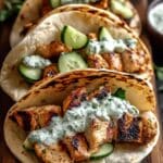 Greek Chicken Gyros With Cucumber Tzatziki 150x150 2
