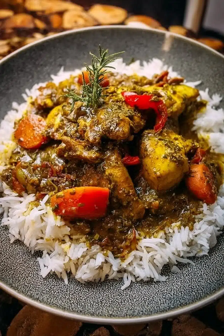 Authentic Jamaican Curry Chicken