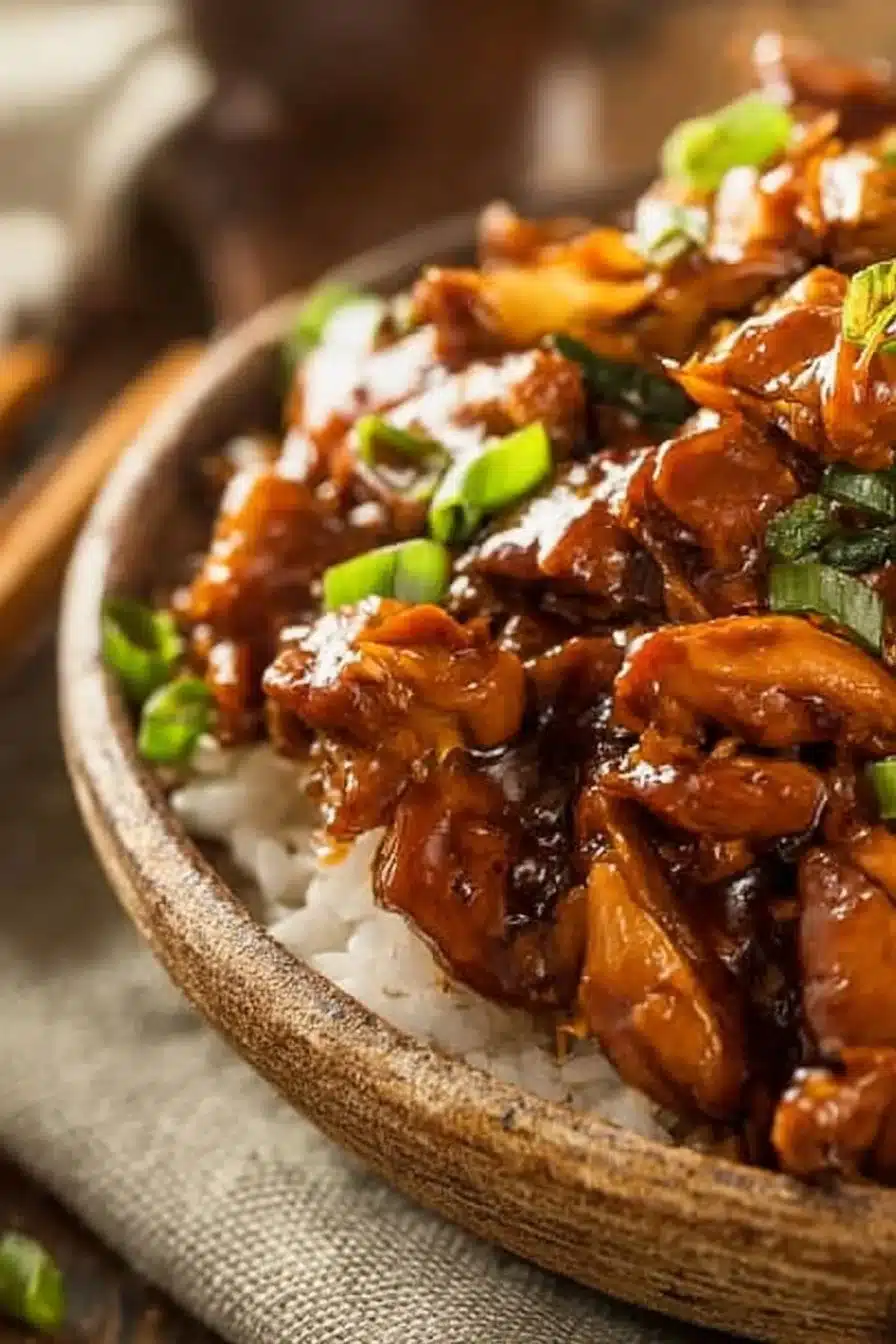 Crock Pot Bourbon Chicken