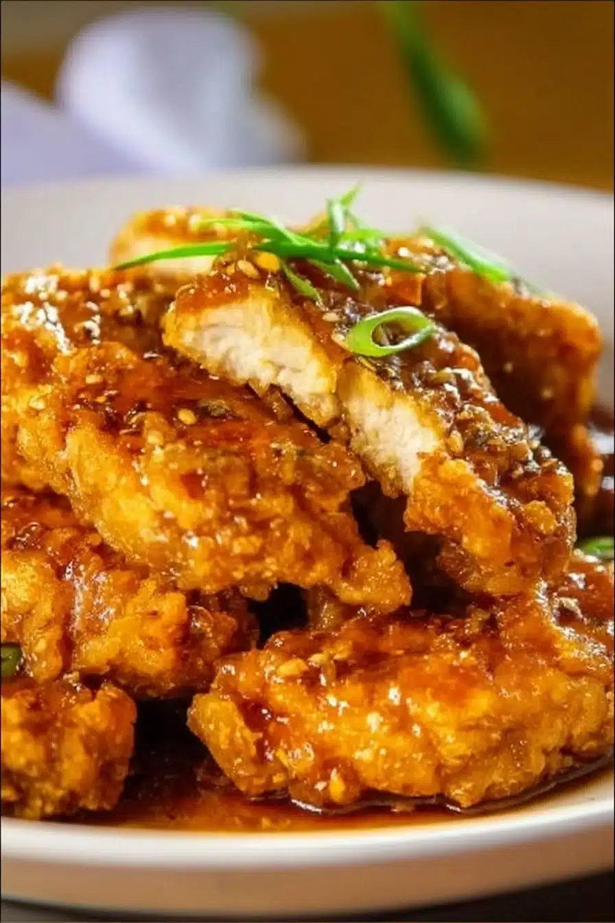 Double Crunch Honey Garlic Chicken Breasts