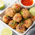 easy Thai Sweet Chili Chicken Meatballs 150x150 1