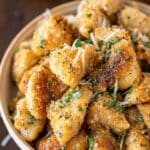 roasted garlic and parmesan chicken bites recipe 150x150 1