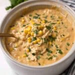 Best White Chicken Chili in Crock Pot Recipe - Easy & Creamy 4 white chicken chilli in crock pot 150x150 1