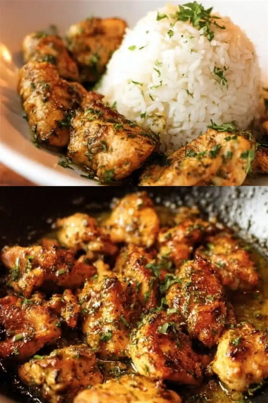 15-Minute Garlic Butter Chicken Bites