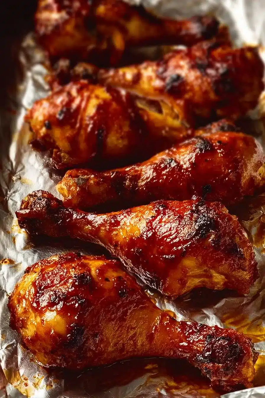 Baked BBQ Chicken Drumsticks
