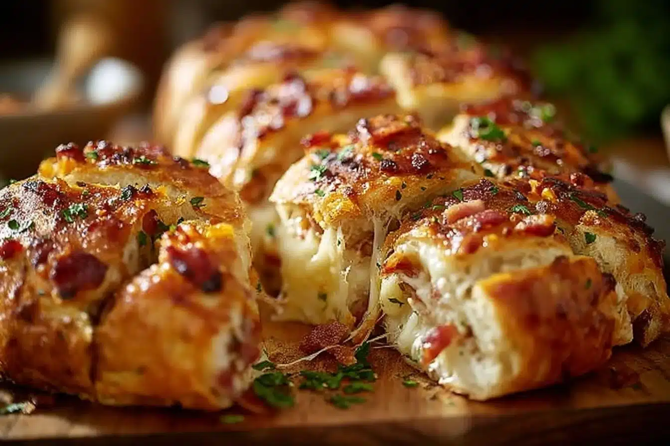Chicken Bacon Ranch Stromboli