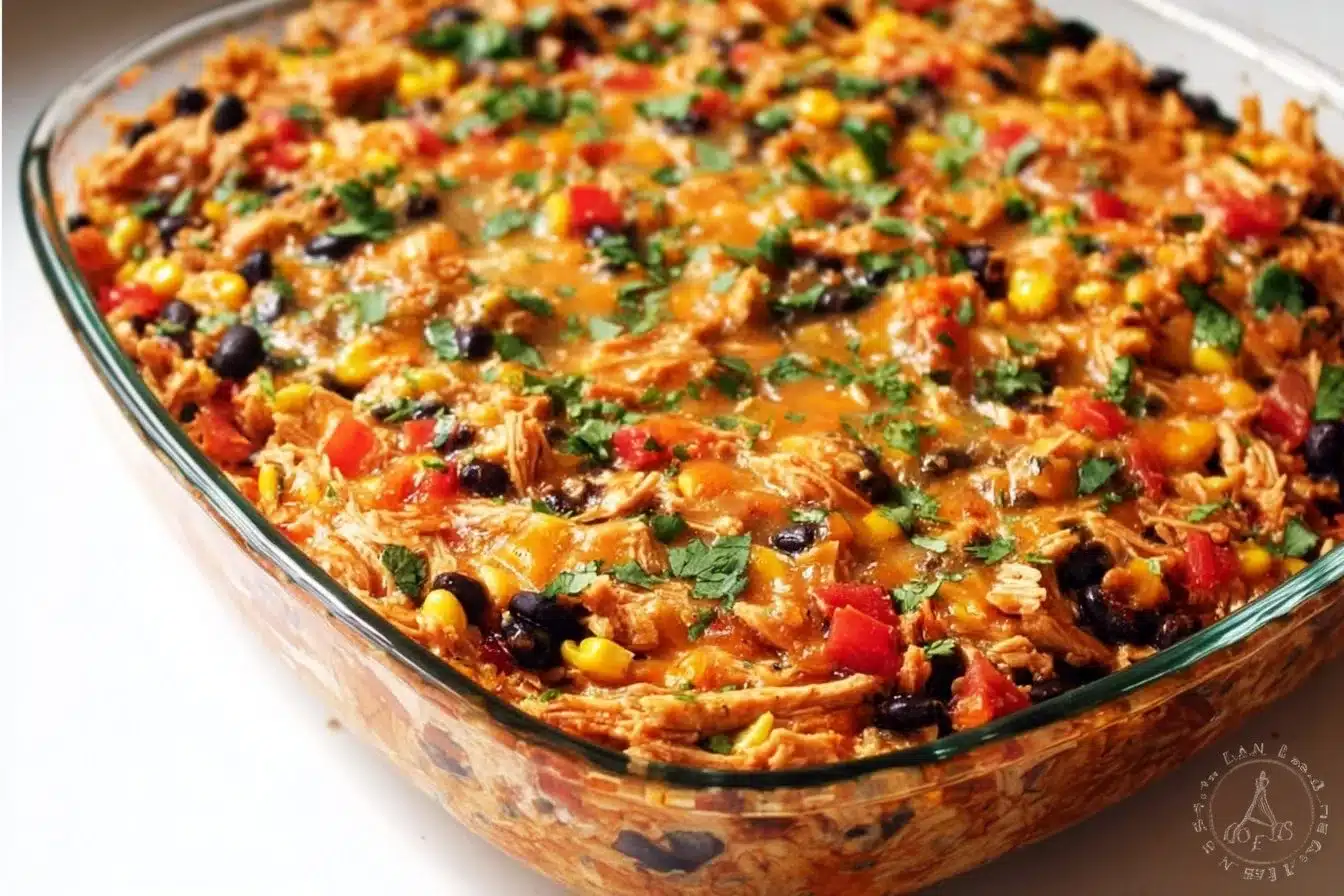 Chicken Burrito Casserole