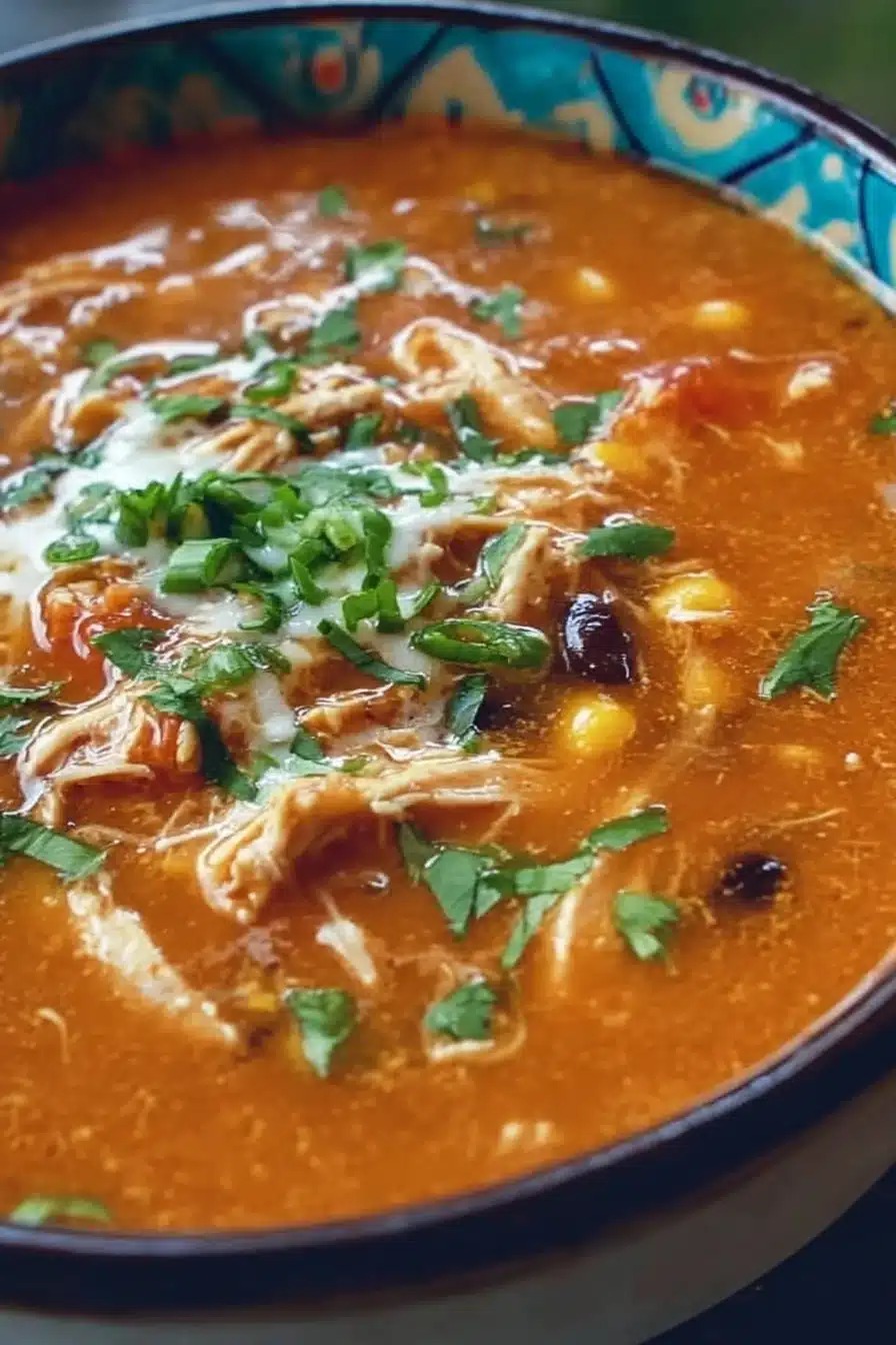 Chicken Enchilada Soup