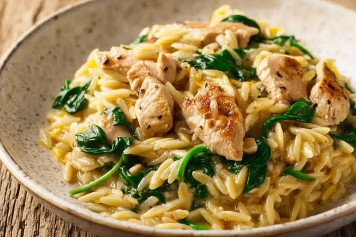 Creamy Lemon Chicken Orzo
