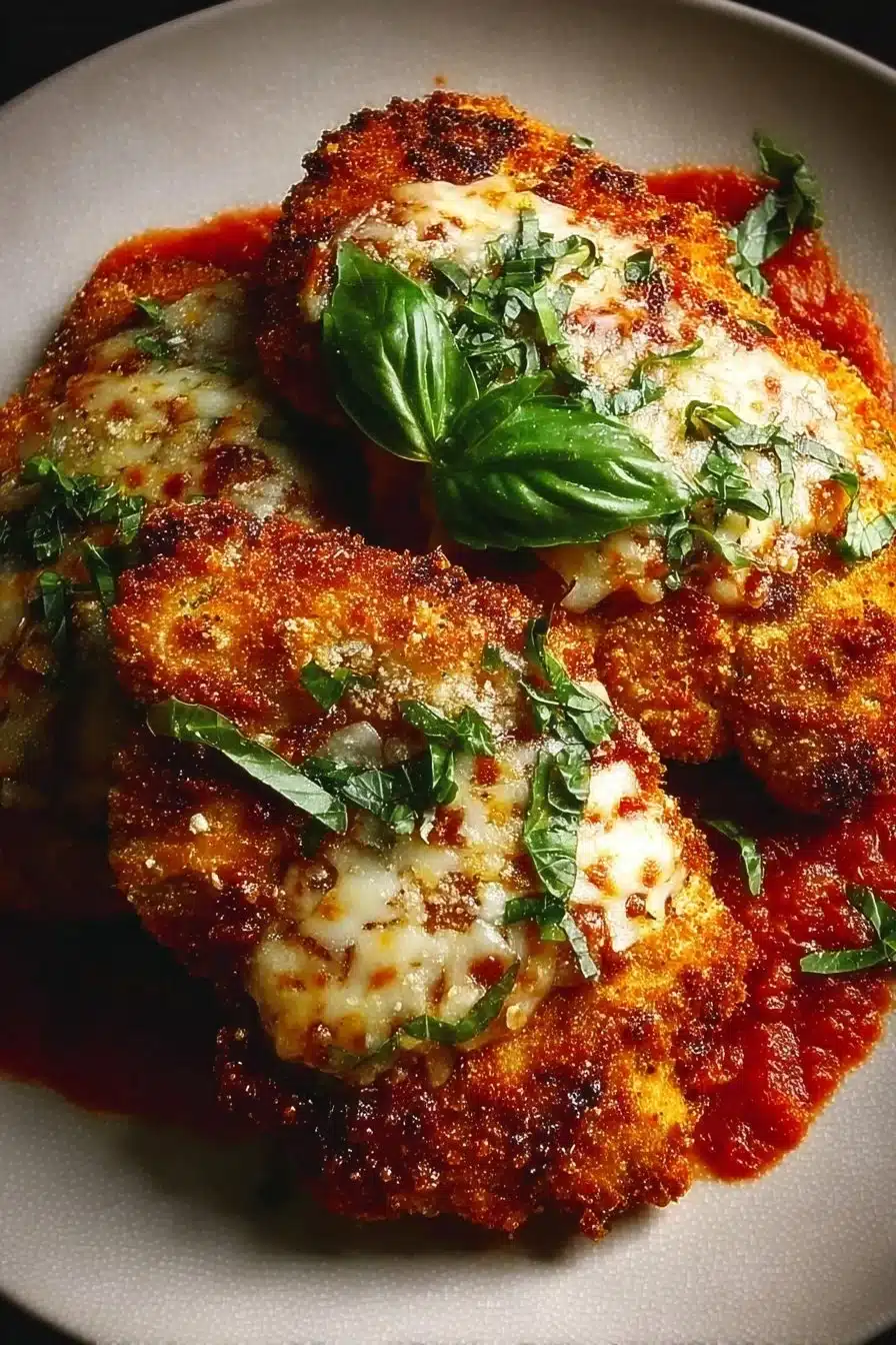 Crispy Baked Italian Chicken Parmesan