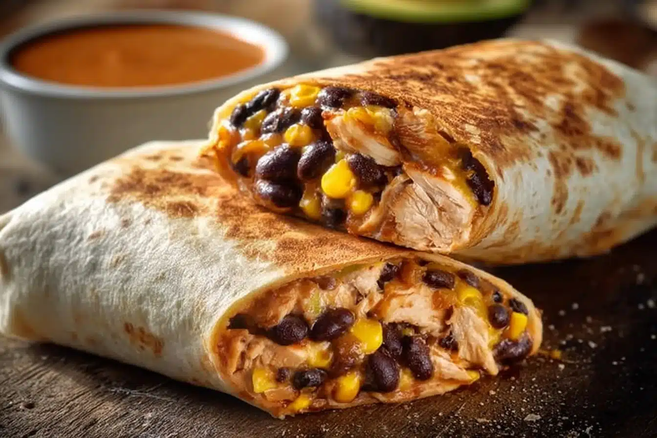 Easy Southwest Chicken Wrap