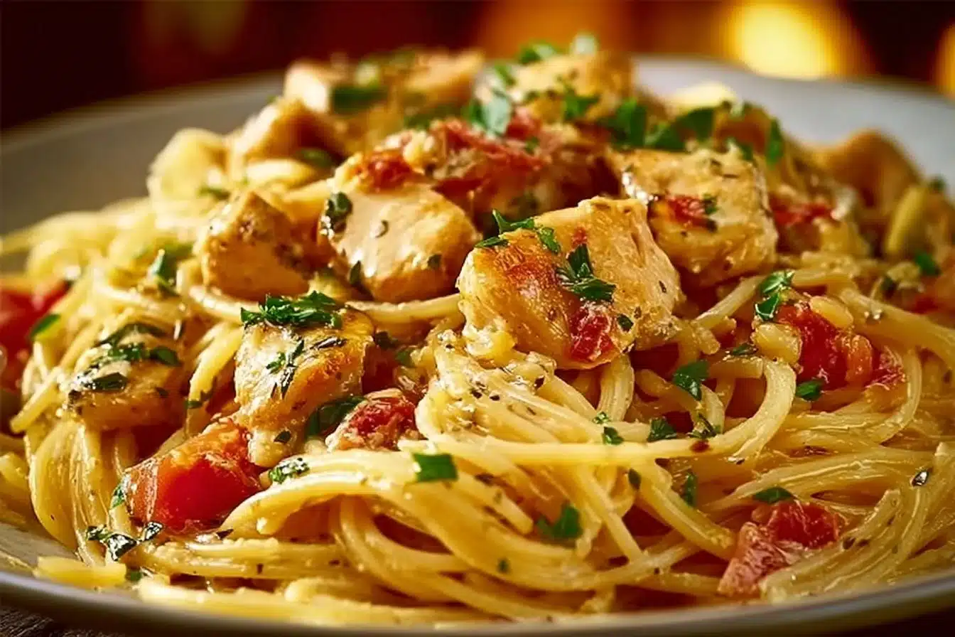 Monterey Chicken Spaghetti