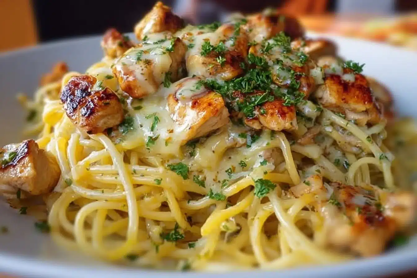 Monterey Chicken Spaghetti Pasta