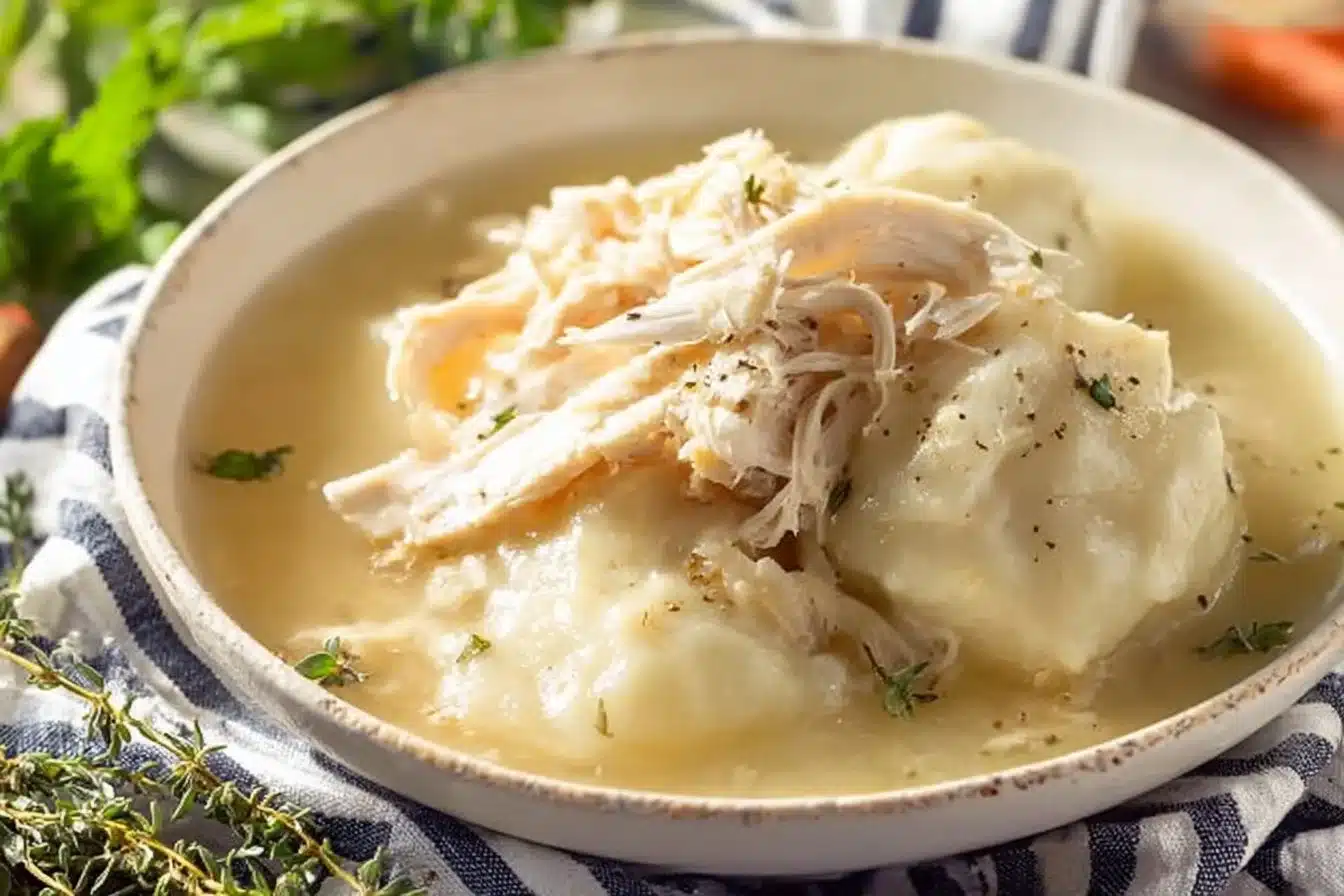 Old-Fashioned Chicken and Dumplings