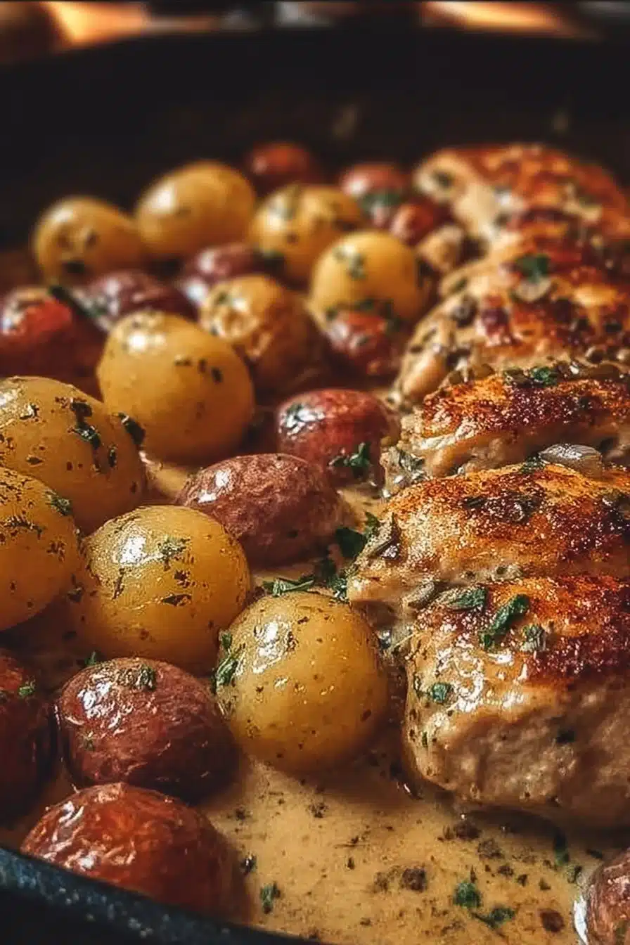 One Pot Dijon Chicken