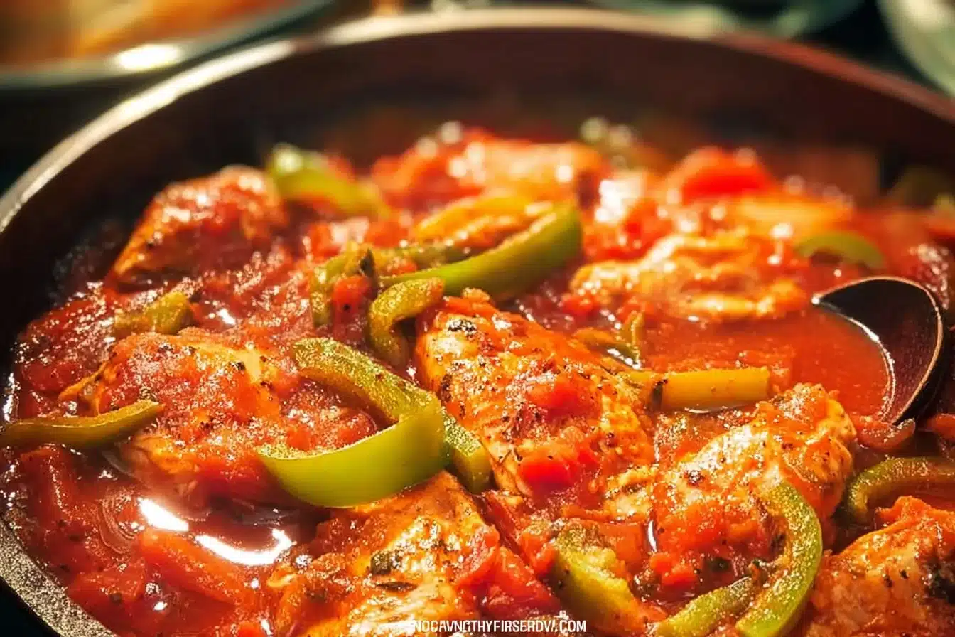 Quick Chicken Cacciatore