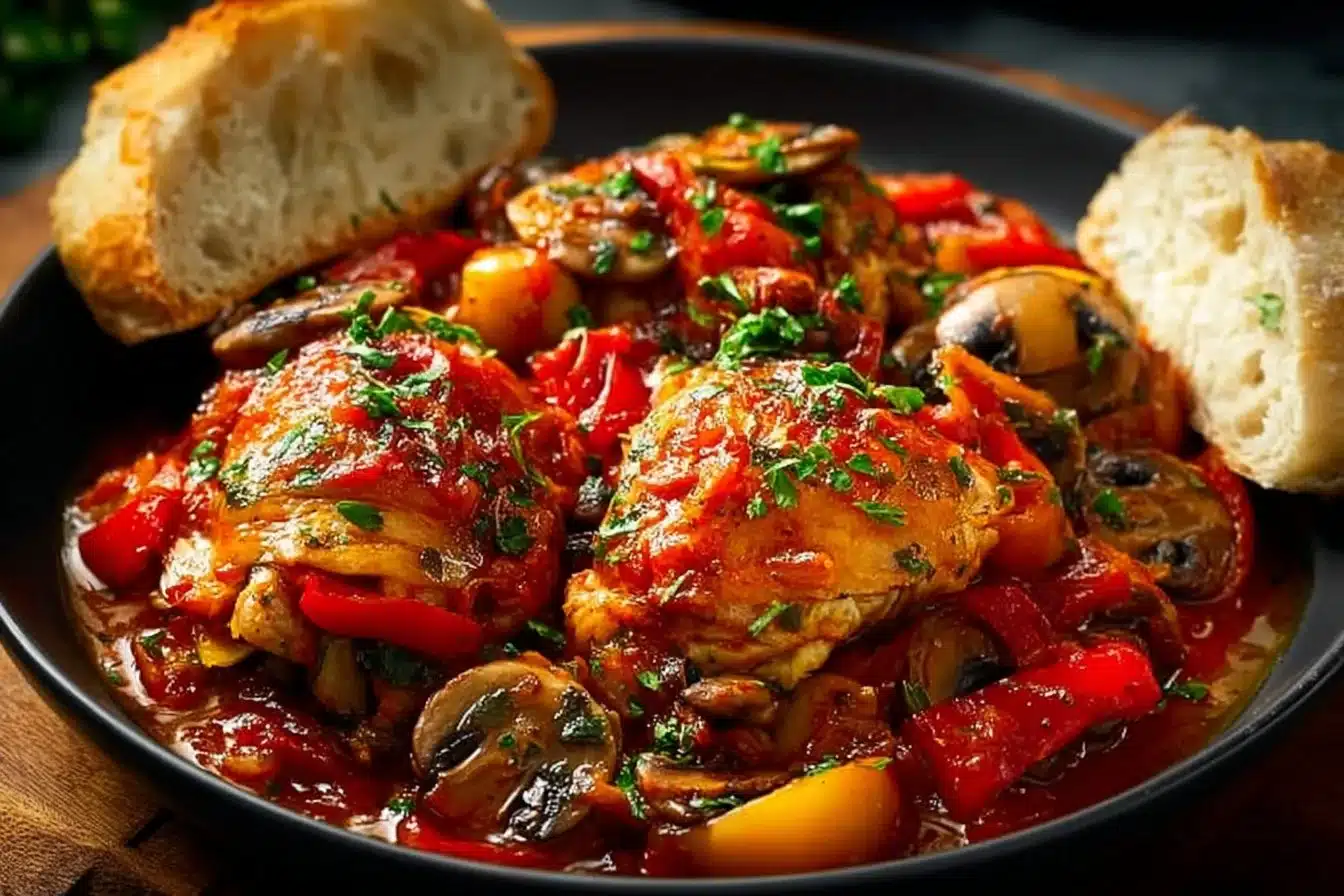 Slow Cooker Chicken Cacciatore